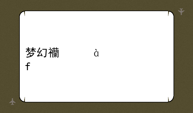 梦幻西游160级武器