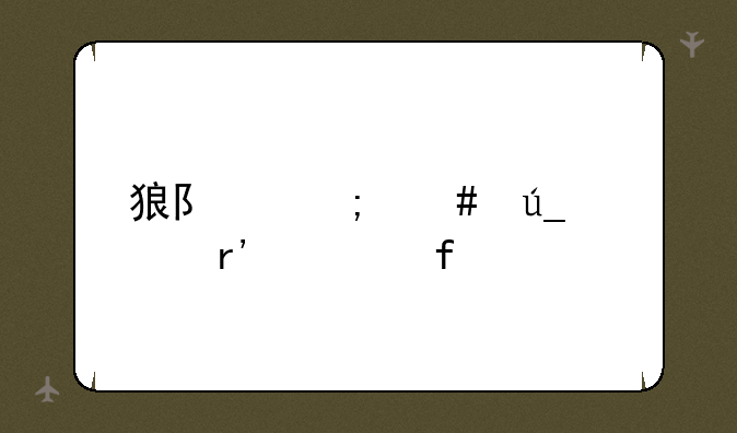 狼队怎么得稀有武器