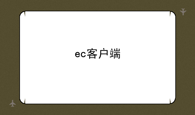 ec客户端
