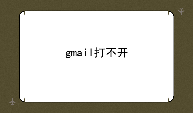gmail打不开